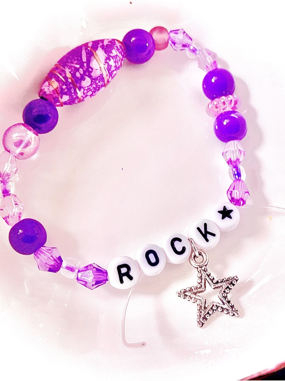 BUY1GET1FREE Hannah Montana Inspired “rock⭐️” Bracelet